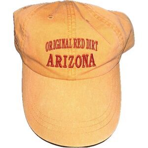 Original Red Dirt Arizona Dad Hat Leather Strap‎ Back Relax Fit Cap OS Adams